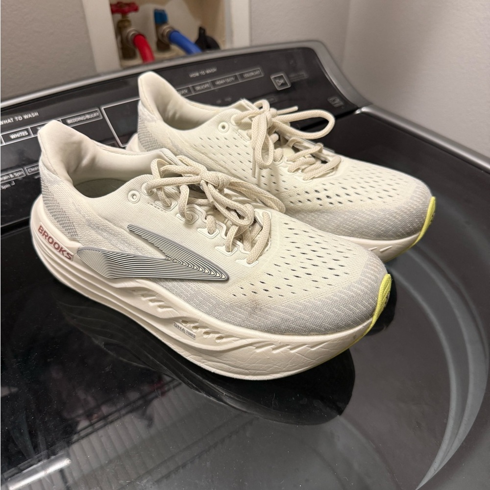 Brooks White Athletic Shoes